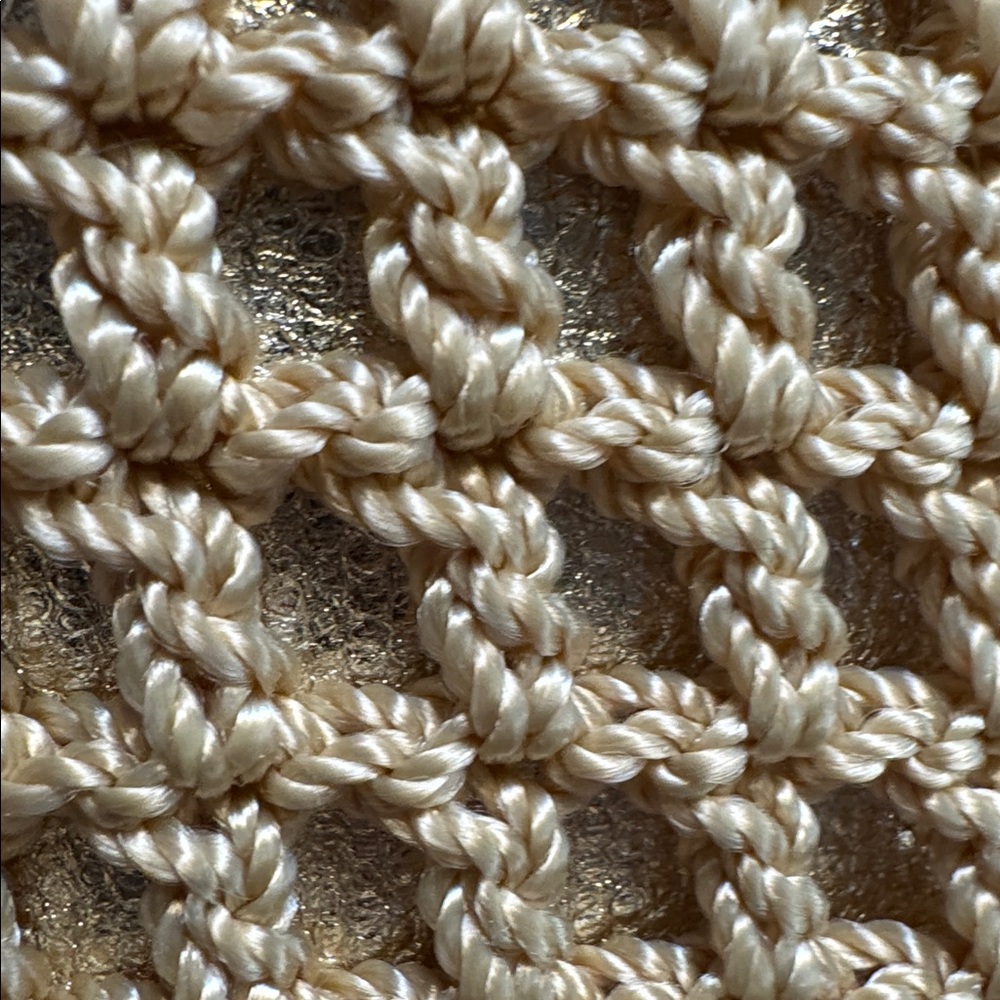 The Sak Tan Woven Tote bag with gold accents. Very nice NWOT no hang tag summer - Picture 10 of 11
